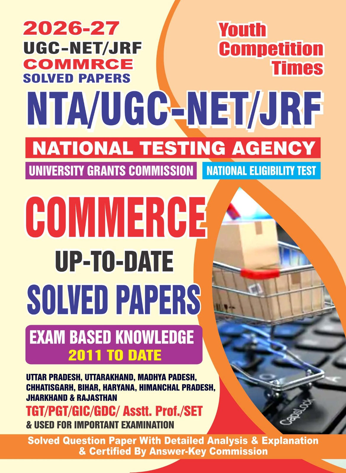 Youth NTA UGC NET JRF 2026 2027 Commerce Solved Papers Up to Date English Medium