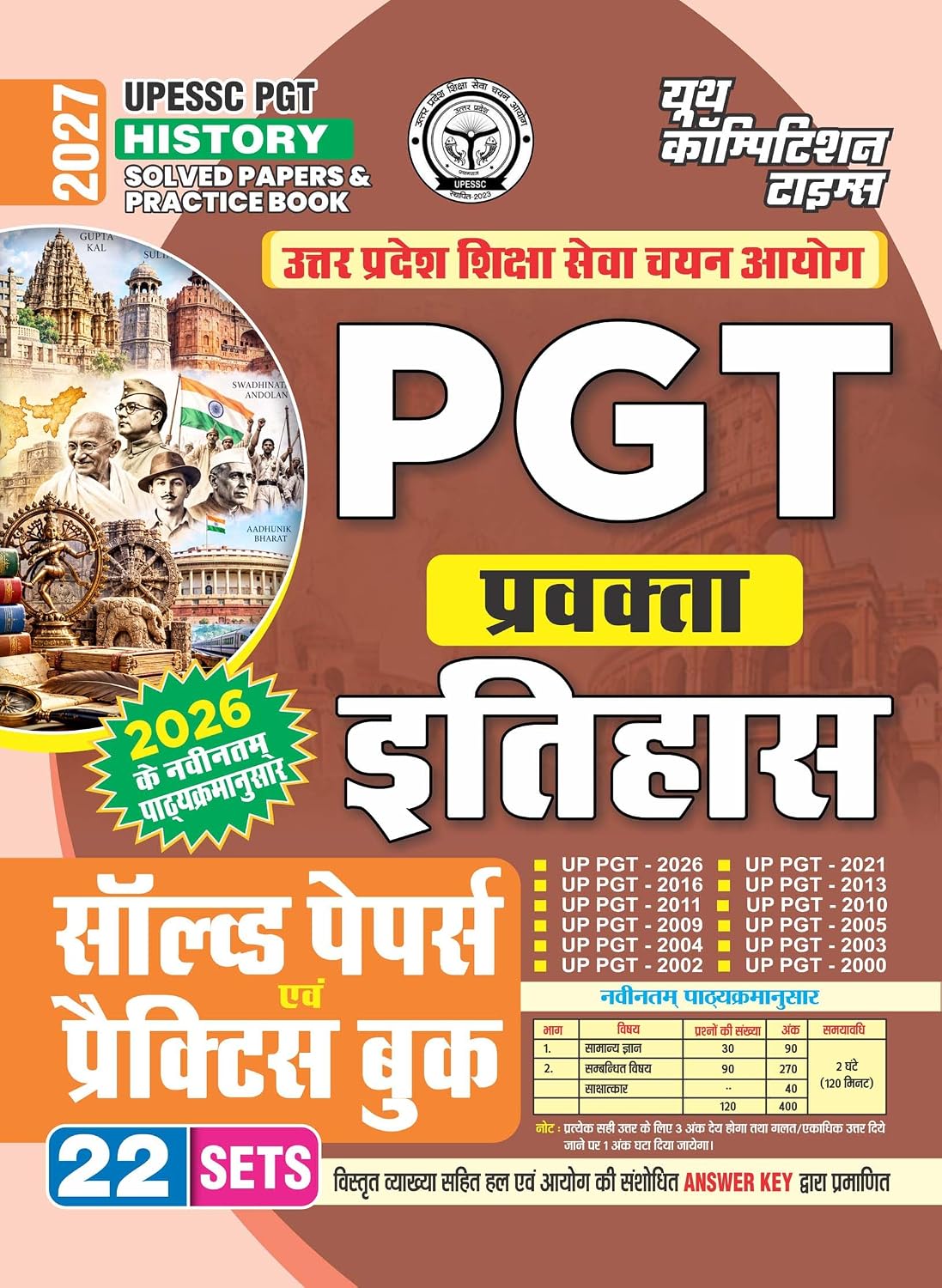 Youth UPESSC PGT Itihas History Solved Papers and Practice Book 2027