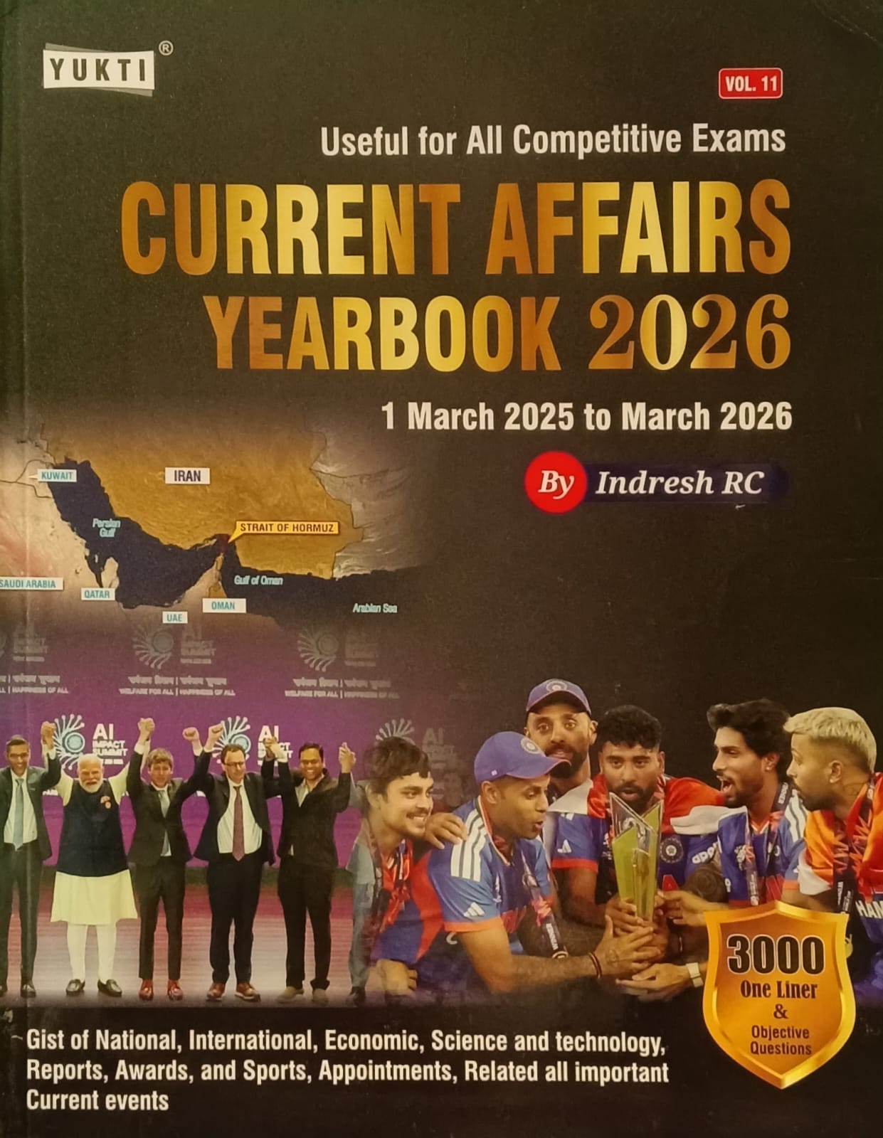 Yukti Current Affairs Yearbook March 2026 English Medium 1 March 2025 to March 2026 By Indresh RC