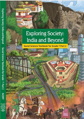 NCERT Class 7 Social Science Textbook Of Grade 7 Exploring Society - India and Beyond Part 1And 2 Set Of 2 Books Latest Edition With Free Khatu Shyam Sticker