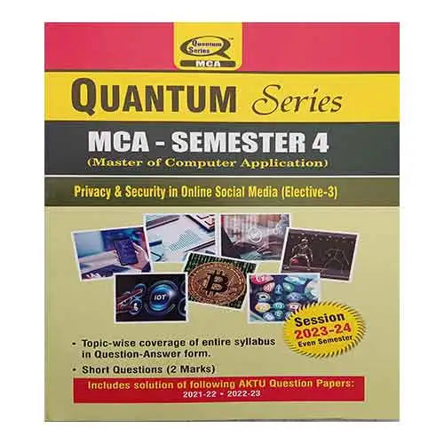 Quantum Series Privacy and Security in Online Social Media 2024 KCA 031 AKTU MCA Semester 4 Session 2023-2024