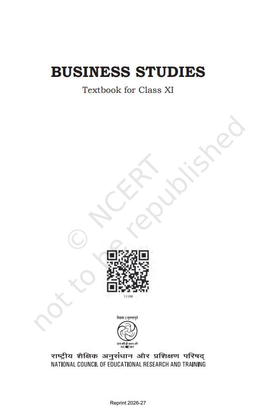 NCERT Business Studies Class 