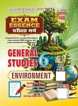 Ghatna Chakra Exam Essence General Studies 6 Environment 2026 Part 6 Latest Syllabus English Medium
