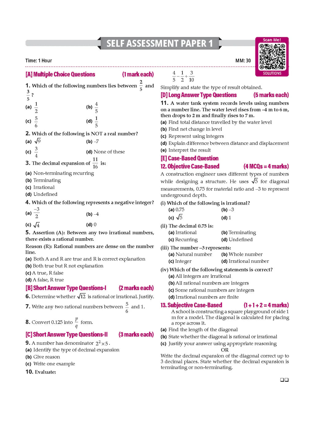 Oswaal CBSE Mathematics Part 1 Question Bank Chapterwise And Topicewise Class 9 Based on NCERT Textbook Ganita Manjari Includes Summary Competency Based Question Self And Assessment And Practice Papers