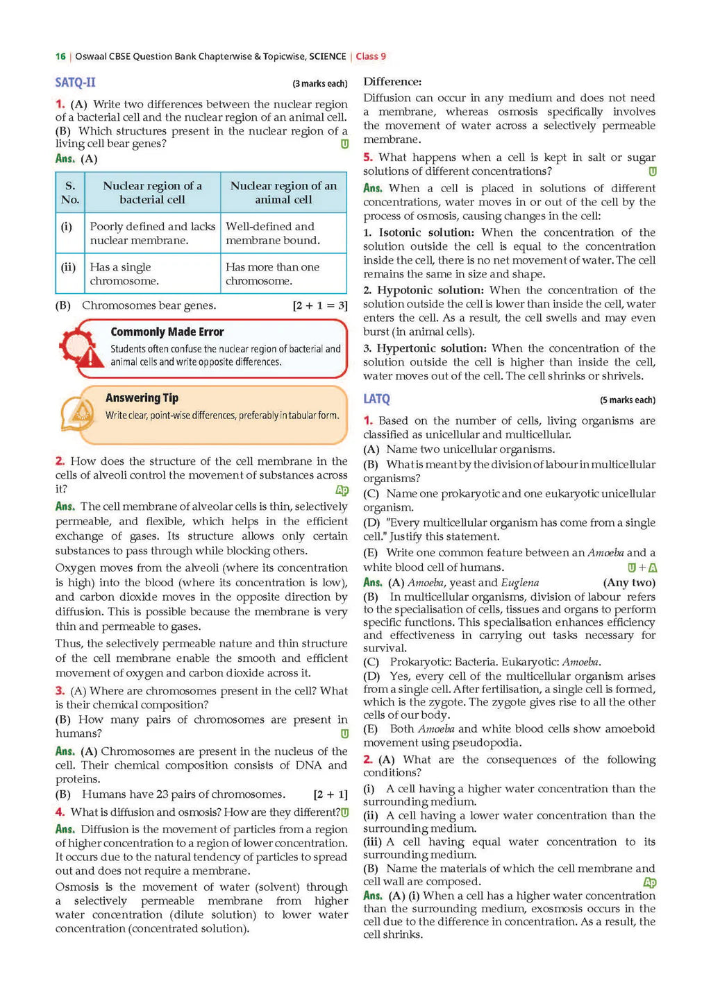 Oswaal CBSE Question Bank Class 9 Chapterwise And Topicwise Science Exploration New NCERT Textbook Based On Latest CBSE Syllabus