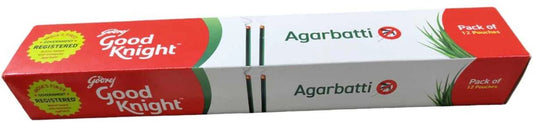 Godrej Good Night Agarbatti Jasmine Fragrance Pack Of 12 Pouches Active Based Anti Mosquito Agarbatti