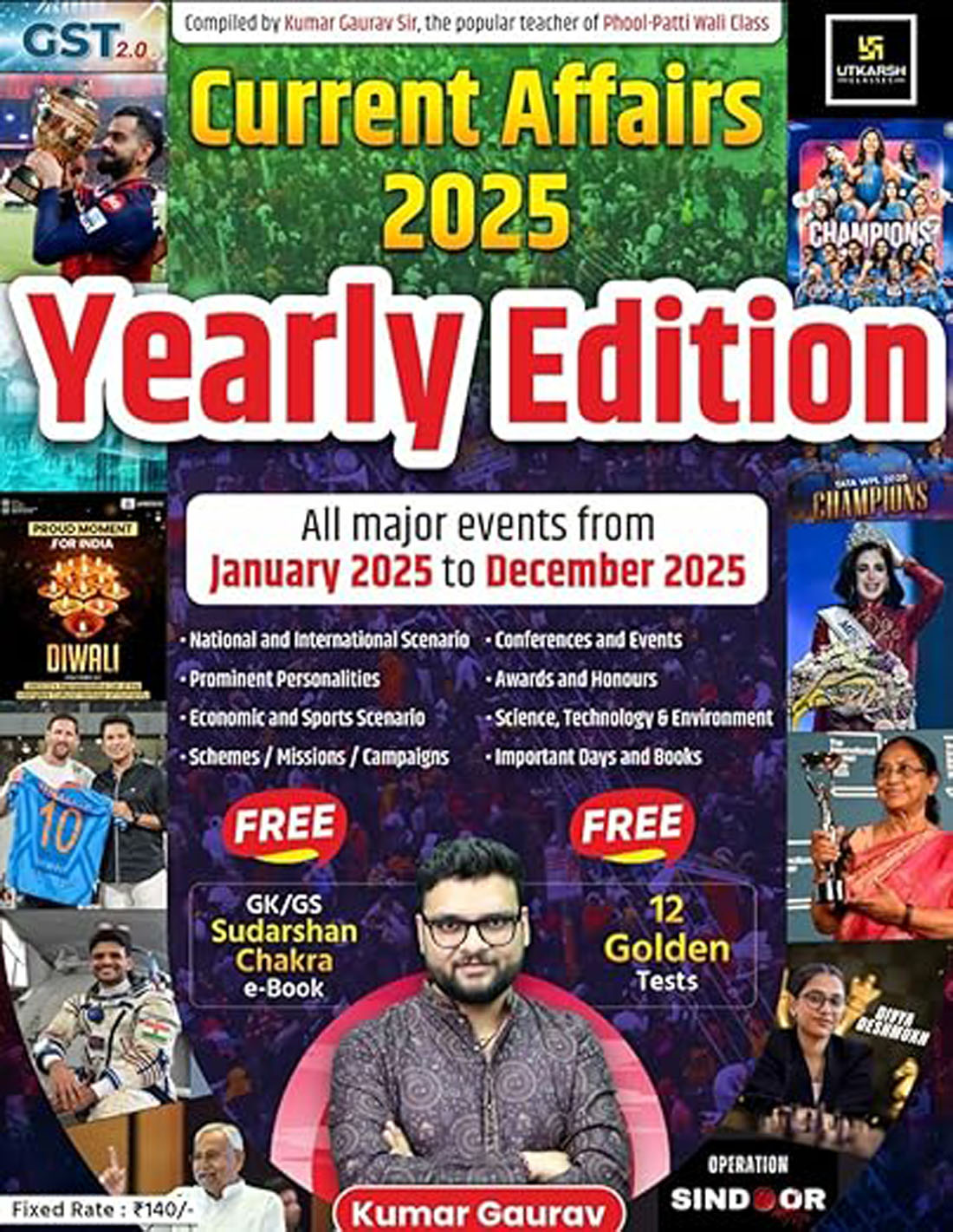 2026 UTKARSH CURRENT AFFAIRS YEARLY | English Edition