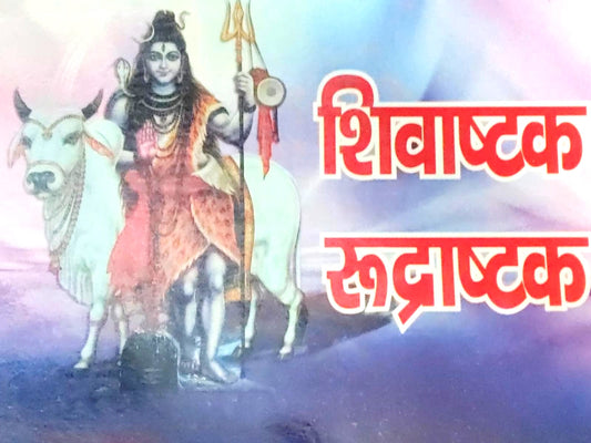 Shree Shivastak Rudrastak Book In Hindi Vidhi Evam Arti Sahit श्री शिवाष्टक रुद्राष्टक पुस्तक हिंदी विधि एवं आरती सहित With Free Only One Sticker Shree Shivay Namastubhyam