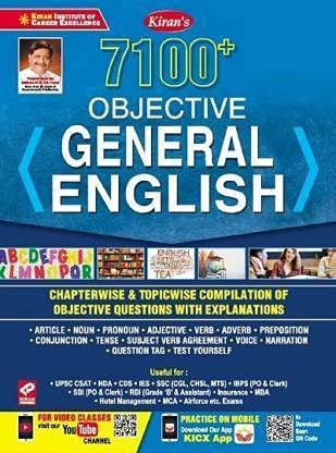 KIRAN  7100+ OBJECTIVE GENERAL ENGLISH Paperback KIRAN