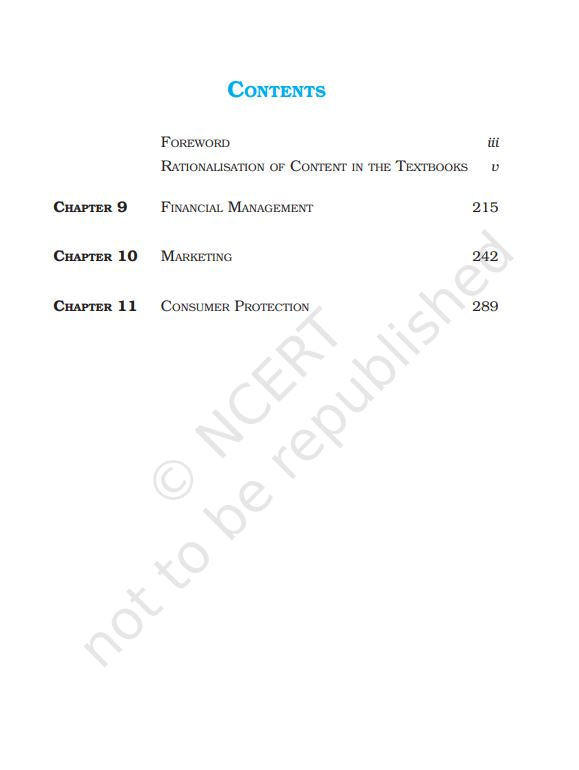 NCERT Business Studies Class 12 Bhag 1 Textbook For English Medium Grade XII Code-12114