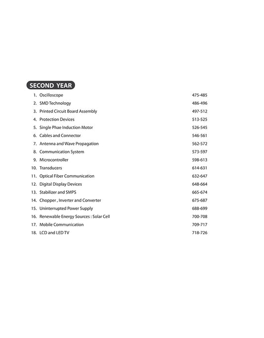Arihant ITI Electronics Mechanic and Consumer Electronics Theory Year 1 and 2 NSQF Level 5 English Medium By Vandna Saini