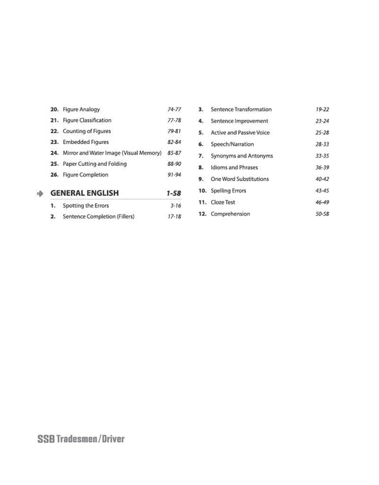 Arihant SSB Constable Tradesmen and Driver 2026 Male and Female Exam Guide With Latest Oneliner Current Affairs English Medium