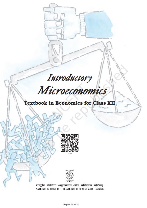 NCERT Introductory Microeconomics Class 12 Textbook For English Medium Grade XII Code-12103