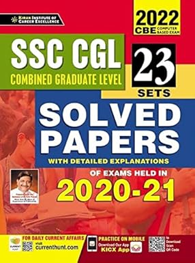 Kiran SSC CGL Solved Papers 2020 to 2021 English Medium 3519