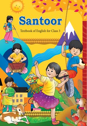 NCERT Santoor Textbook Of English For Class 3 With Free Khatu Shyam Sticker