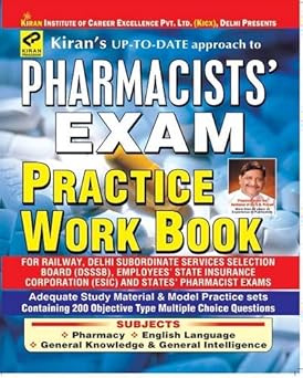 Kiran Pharmacist Exam Practice Work Book 817