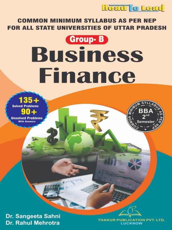 Thakur Publication UP State Universities BBA 2nd Semester Group A and B Combo Set of 6 Books