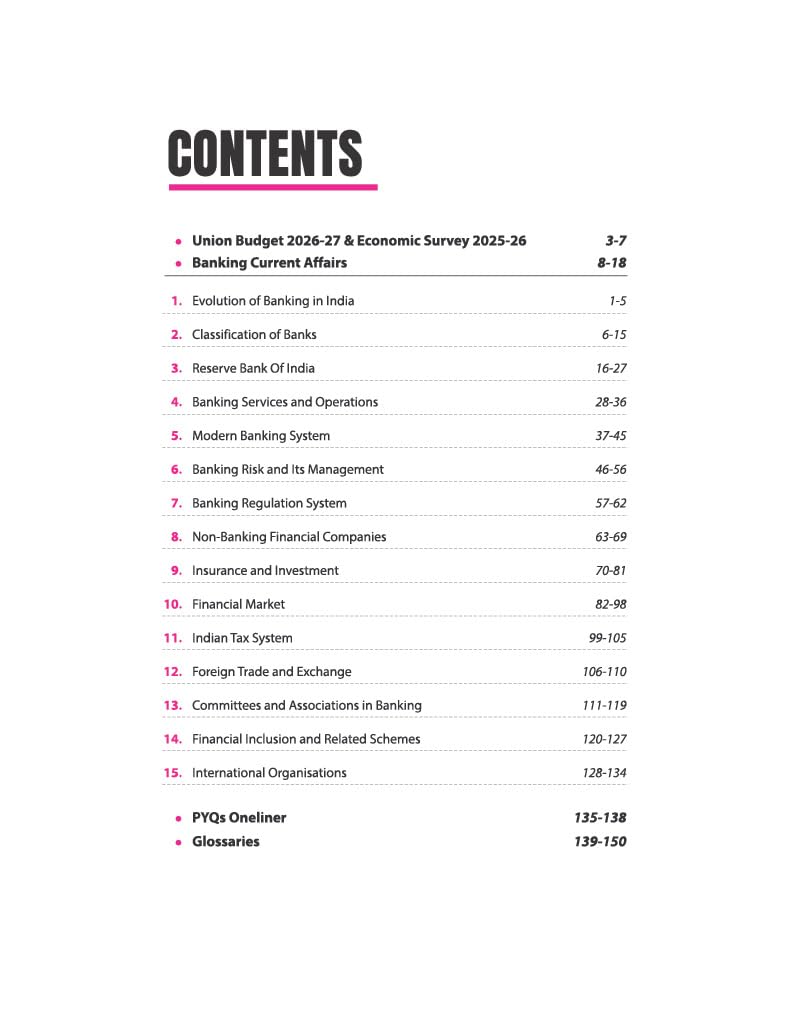 Arihant Banking Awareness To the Points Notes Latest Edition English Medium for IBPS SBI RBI and Other Banking Exams