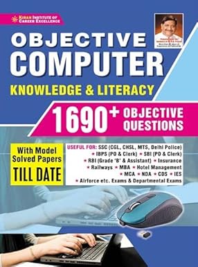 Kiran Objective Computer Knowledge And Literacy 1690+ Objective Question English Medium 3588