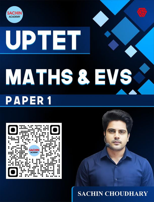 Sachin Academy UPTET Maths And EVS Paper 1 Bilingual UPTET Best Book By Sachin Choudhary