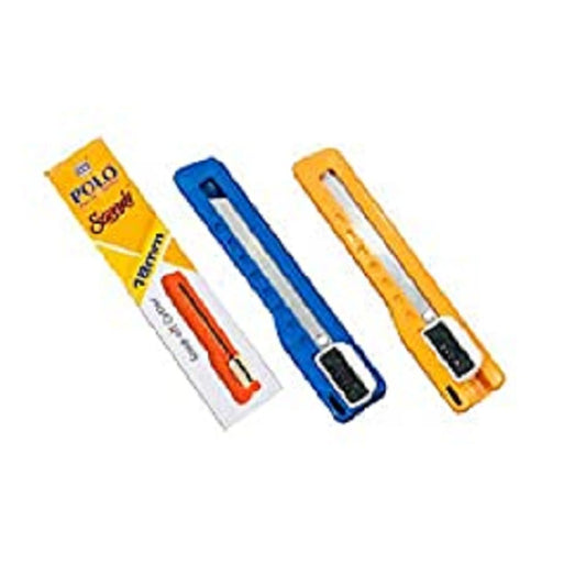Polo Sturrdy 18MM Snap Off Cutter for Art Work And Office Use Big Cutter Craft Knife Blade Paper Cutter Knife Cutter Blade For Craft Paper Cutter Blade For Craft Art And Craft