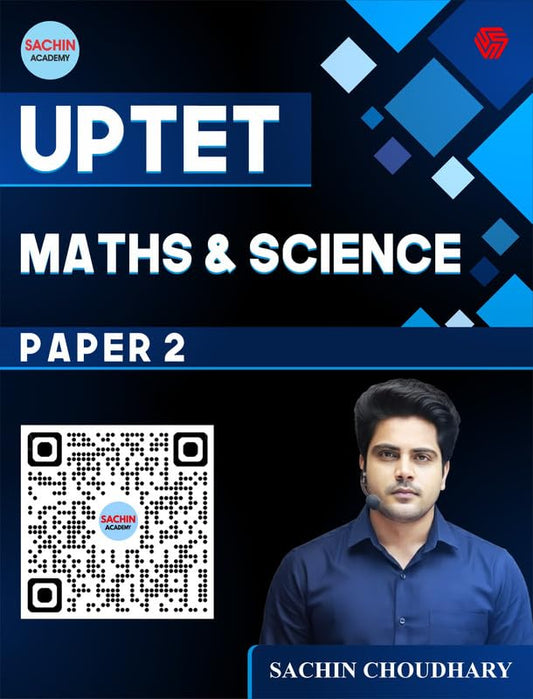 Sachin Academy UPTET Level 2 Math And Science Paper 2 Bilingual Book By Sachin Choudhary