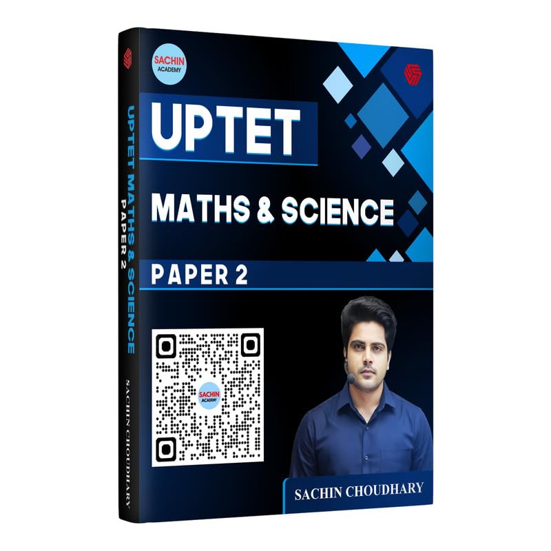 Sachin Academy UPTET Level 2 Math And Science Paper 2 Bilingual Book By Sachin Choudhary