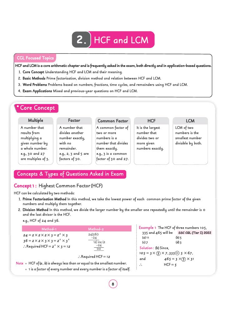 Arihant SSC CGL Tier 1 and 2 Quantitative Aptitude Capsule Pro English Medium