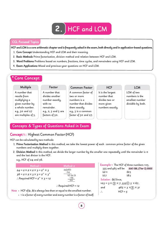 Arihant SSC CGL Tier 1 and 2 Quantitative Aptitude Capsule Pro English Medium