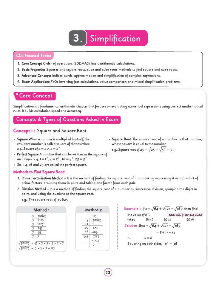 Arihant SSC CGL Tier 1 and 2 Quantitative Aptitude Capsule Pro English Medium