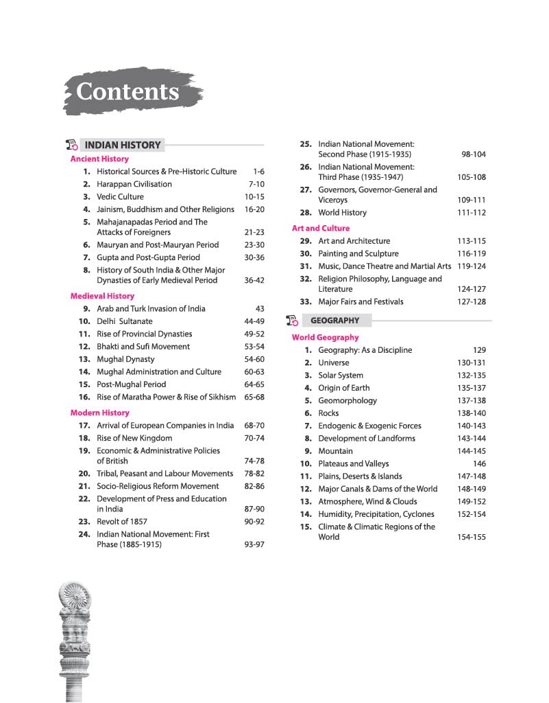 Arihant General Studies One Liner NCERT Based Complete Coverage 20000+ Facts PYQs up to 2026 English Medium