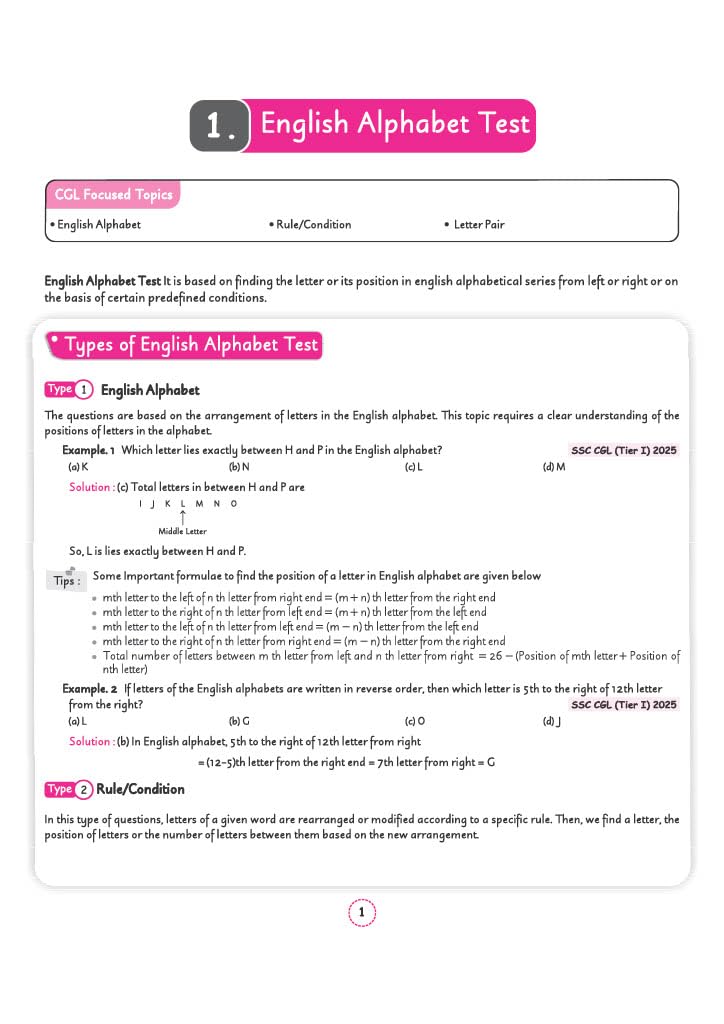 Arihant SSC CGL Tier 1 and 2 General Intelligence and Reasoning Capsule Pro English Medium
