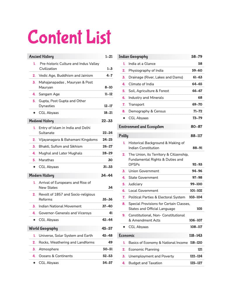 Arihant SSC CGL Tier 1 and 2 General Awareness Capsule Pro English Medium