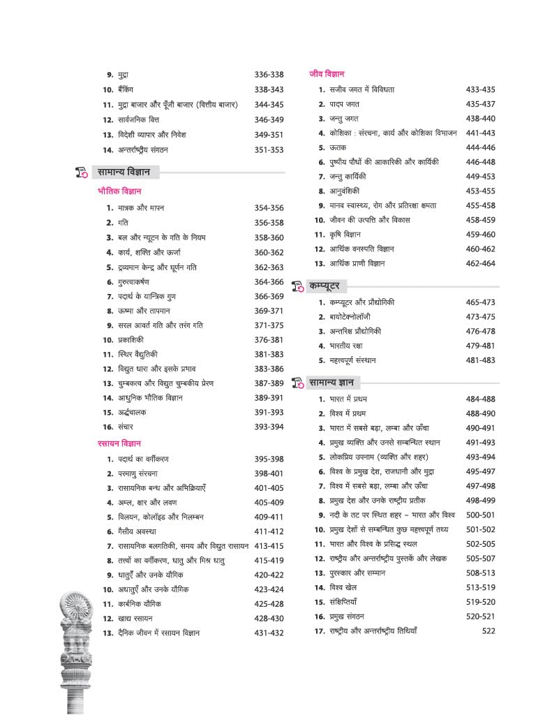 Arihant Samanya Adhyan One Liner NCERT Based Complete Coverage Book Hindi Medium 20000+ Facts
