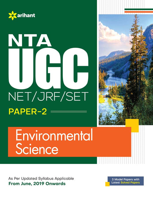 Arihant NTA UGC NET JRF SET Paper 2 Environmental Science Complete Guide With 3 Model Papers and Solved Papers English Medium