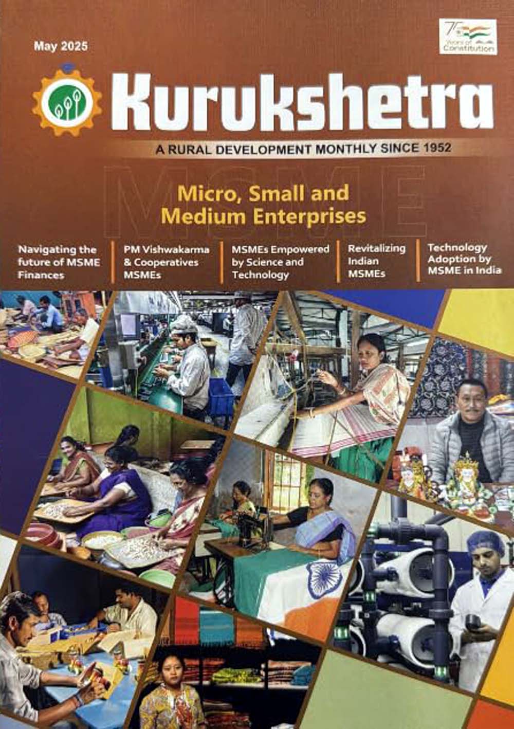 Kurukshetra May 2025 English Monthly Magazine Micro Small and Medium Enterprises Special Issue