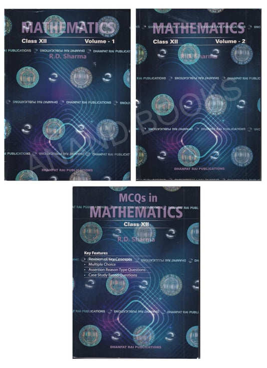 Rd Sharma Class 12 Maths Volume 1 And 2 Based On Latest Revised Syllabus CBSE For Class XII Under 10+2 Pattern With MCQs Book
