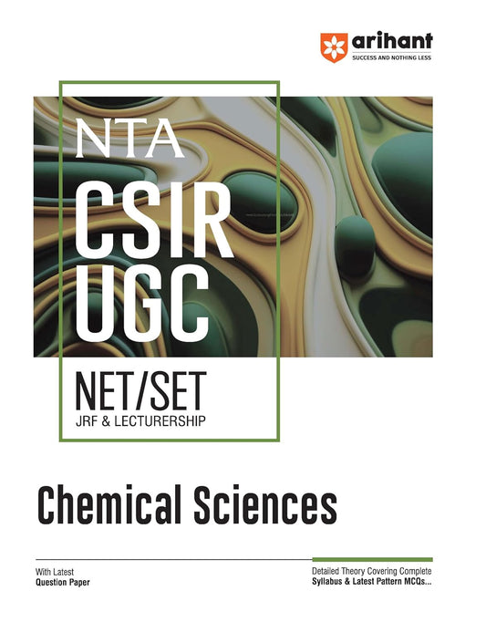 Arihant NTA CSIR UGC NET JRF SET 2025 Exam Chemical Sciences Complete Book English Medium