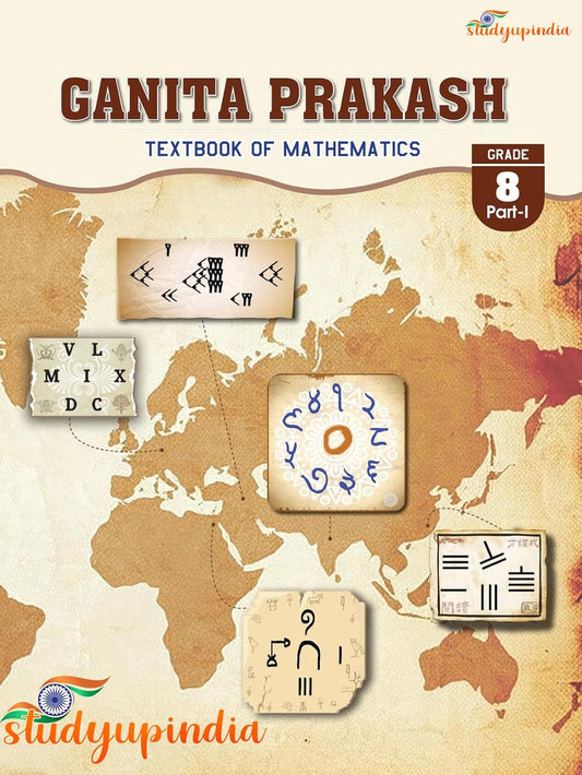 NCERT Ganita Prakash Class 8 Part 1 Textbook Of Mathematics Grade 8 Part 1 With Free Khatu Shyam Sticker