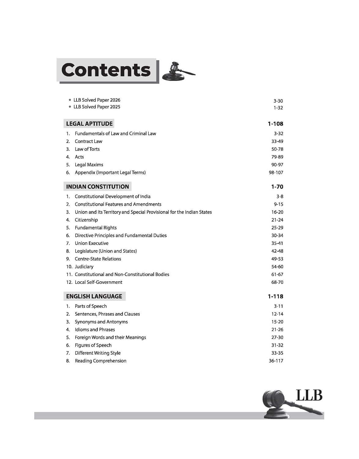 Arihant Lawsprint LLB 2027 Entrance Exam Guide Complete Coverage English Medium