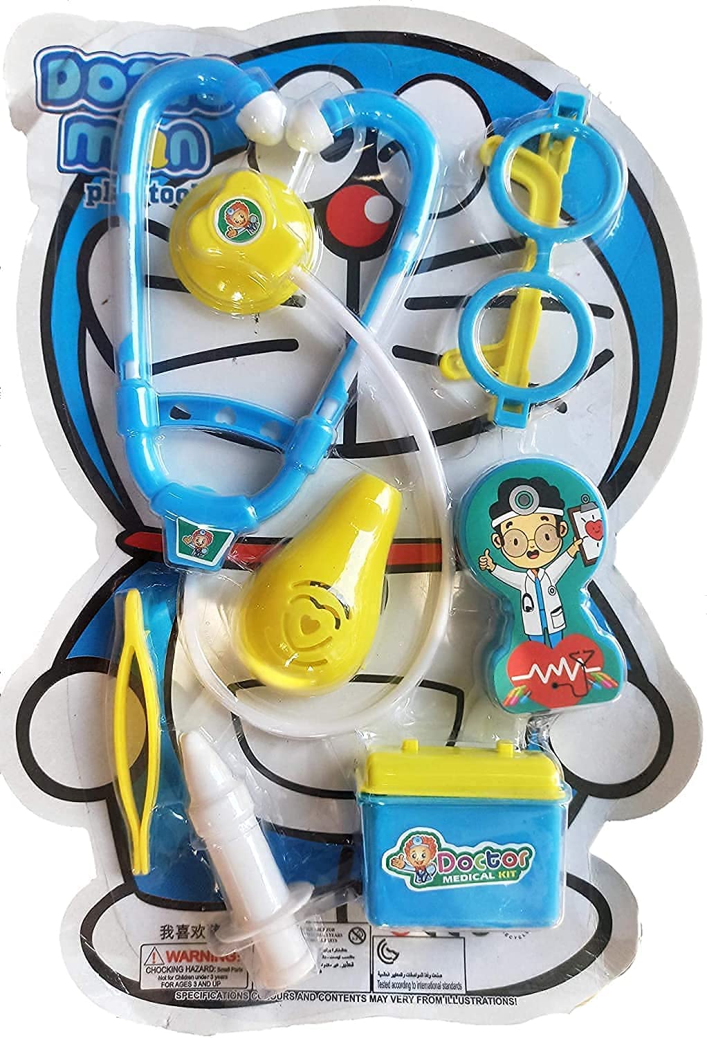 Hello Kitty Doctor Medical Kit Set Compact Cartoon Character Medical Accessories Toy Set for Kids