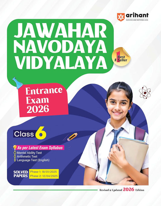 Arihant Jawahar Navodaya Vidyalaya 2026 Class 6 Entrance Exam Study Guide