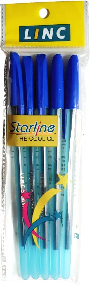 Linc Starline GL Blue Ball Pen Home Pens And Stationery College Supplies Pen Notebook Pens Ball Pen Linc Ball Pens