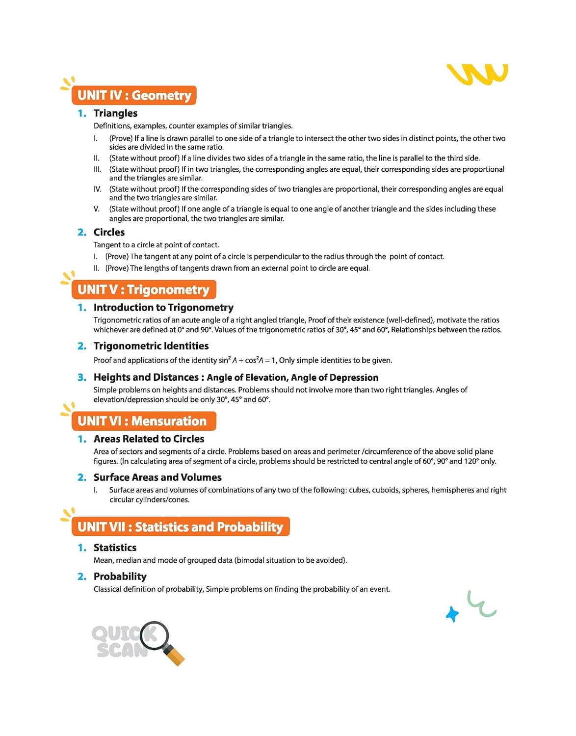 Arihant Quick Scan CBSE Class 10 Mathematics Fast Revision for High Scores By Aditya Shukla and Rakesh Pandey