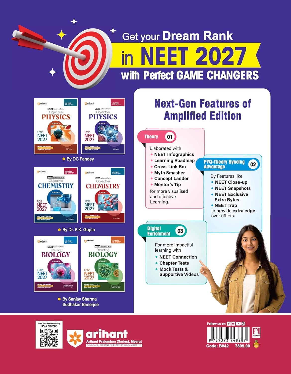 Arihant NEET 2027 Objective Physics Volume 2 By DC Pandey English Medium Medico Achievers Series