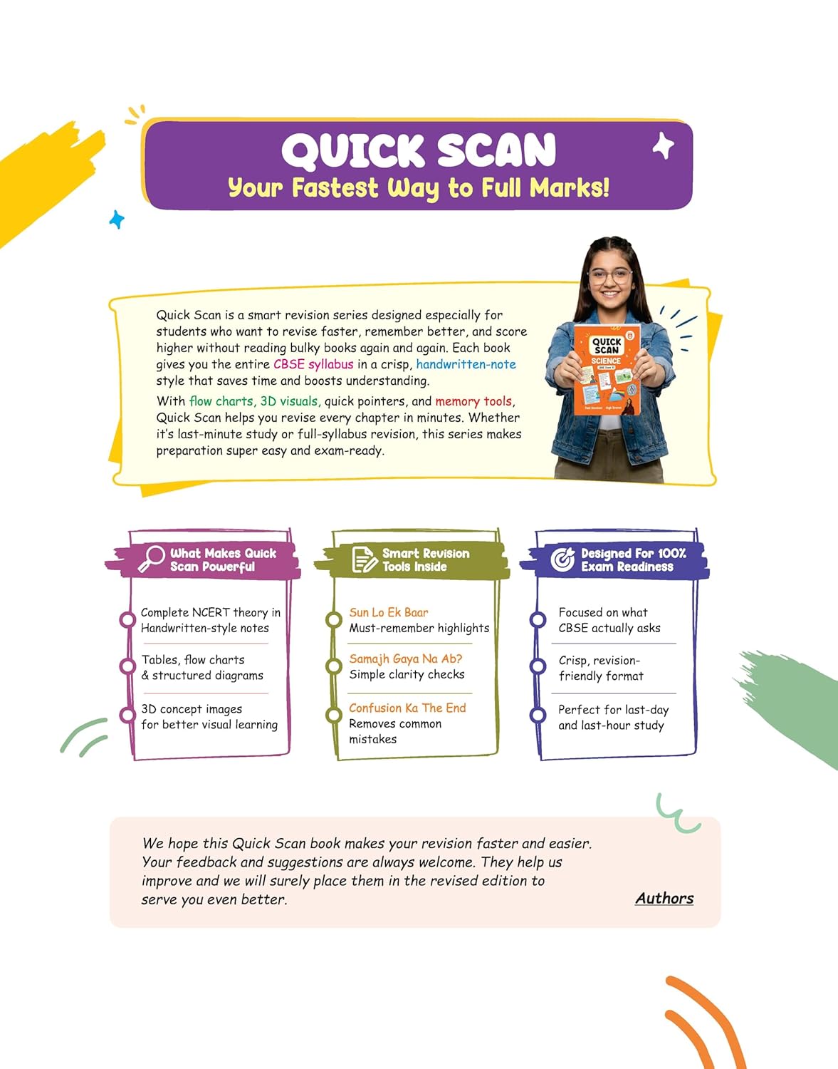 Arihant Quick Scan CBSE Class 10 Science Fast Revision for High Scores
