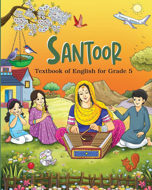 NCERT Santoor Class 5 Textbook of English New Syllabus 1st Edition 2025