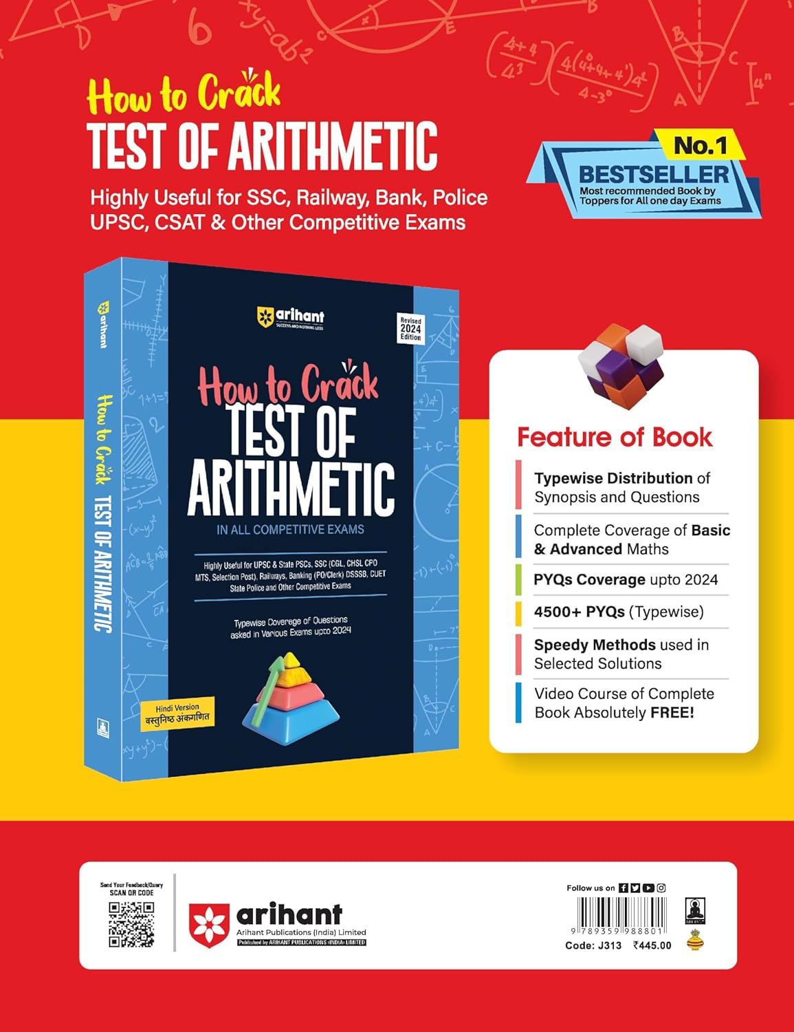 Arihant How to Crack Test of Reasoning English Medium In All Competitive Exams Typewise Coverage