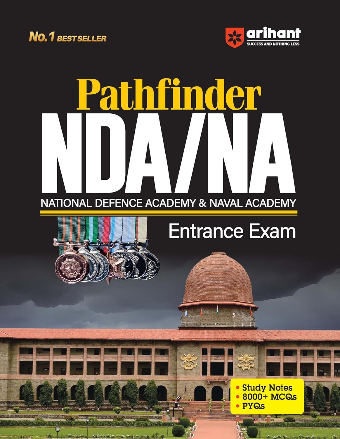 Arihant Pathfinder NDA/NA National Defence Academy And Navel Academy Entrance Exam Study Notes 8000+MCQs PYQs With Free Khatu Shyam Sticker