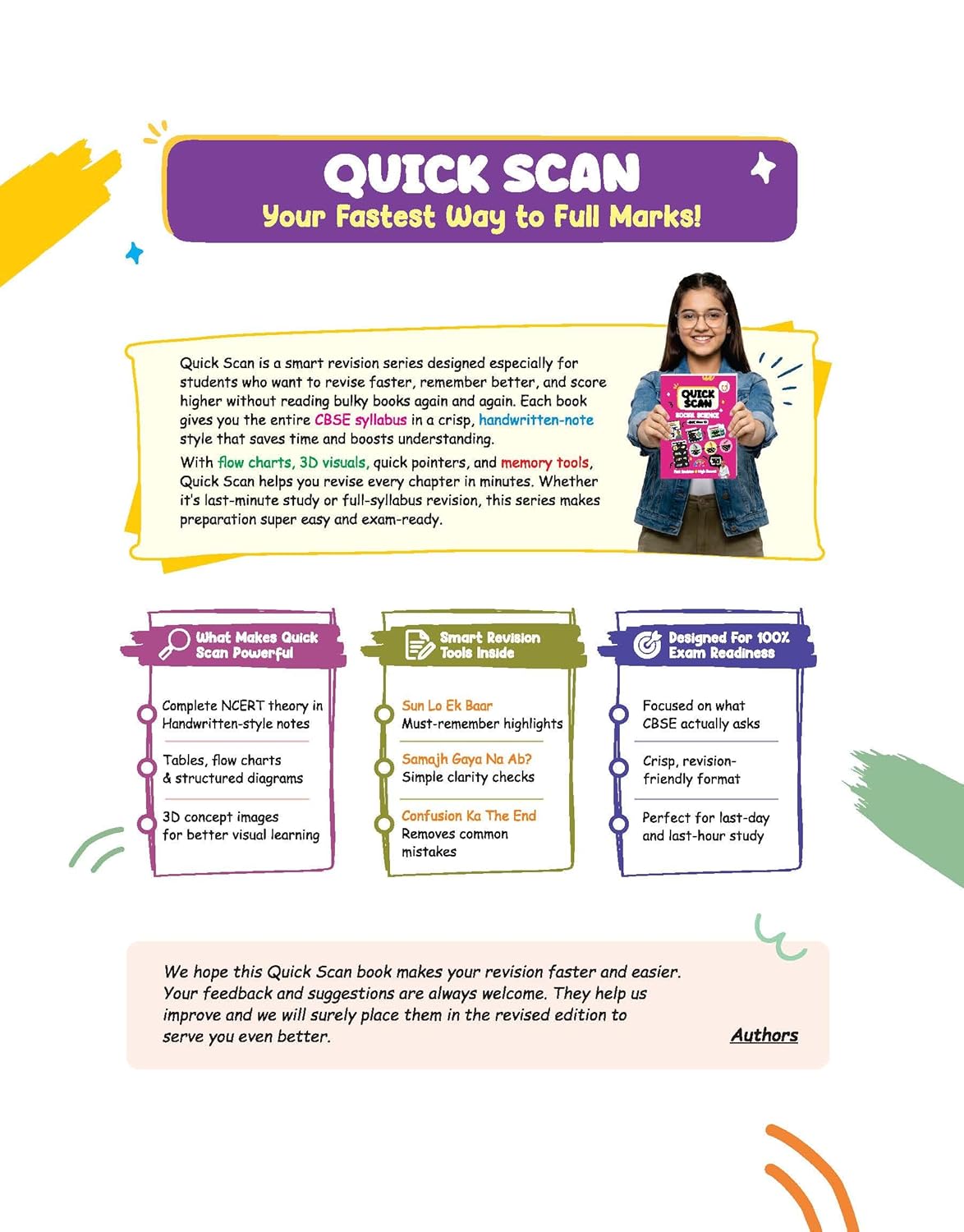 Arihant Quick Scan CBSE Class 10 Social Science Fast Revision for High Scores By Tarveen Kaur and Nazma Ansari